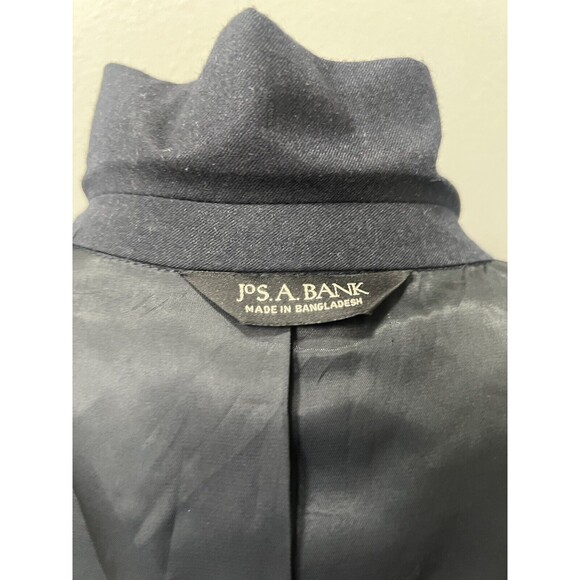 Jos A. Bank Cashmere Wool Blazer Mens 40R Black Sport Coat Suit Jacket - Picture 11 of 16